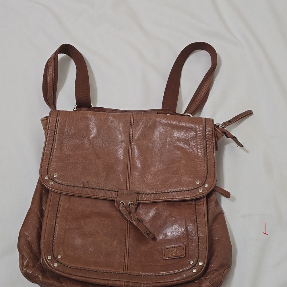 The Sak Backpack/crossbody Brown Leather Women's‎ Bag